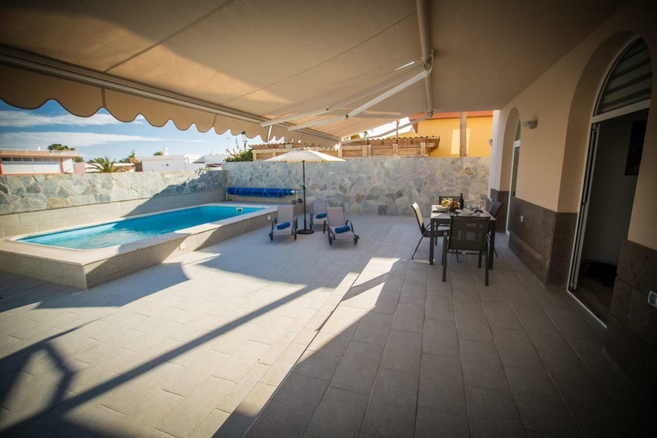 Villa Jandia Modern New Apartment Morro Jable Private Heated Pool Big Terrace And Parking Exterior photo